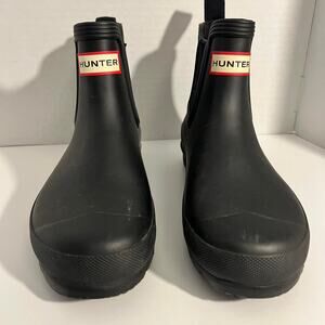 Hunter black rain boots rainyday